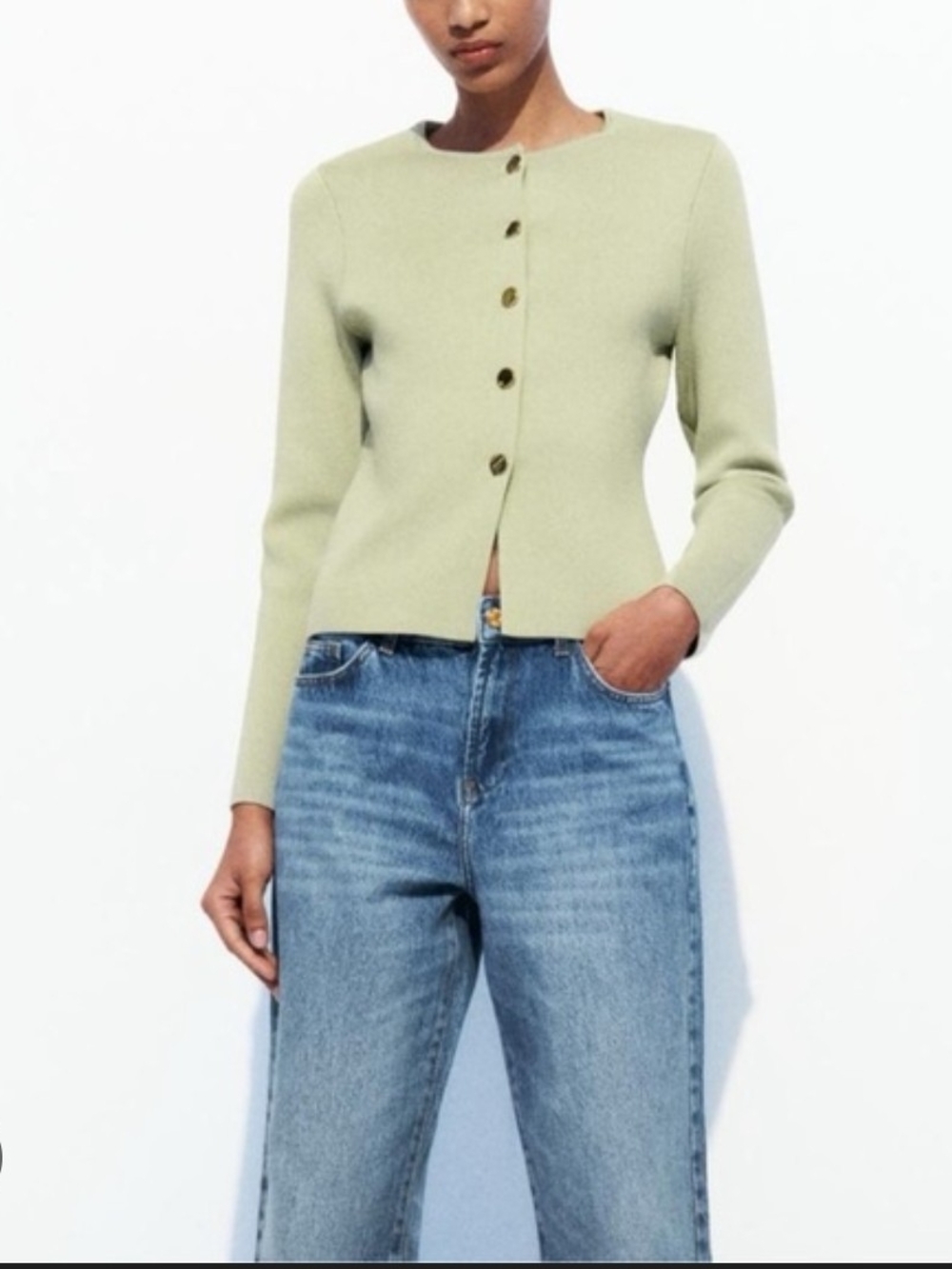 Zara Structured Cardigan